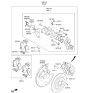 Diagram for Hyundai Elantra Brake Caliper - 58310-G2A30