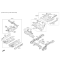 Diagram for 2020 Hyundai Elantra Floor Pan - 65100-F2200