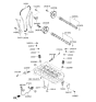 Diagram for 2020 Hyundai Elantra Camshaft - 24100-2B600