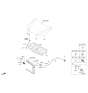 Diagram for 2018 Hyundai Ioniq Hood Cable - 81190-F2000