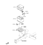 Diagram for 2019 Hyundai Elantra Battery Tray - 37150-F2500