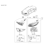 Diagram for 2017 Hyundai Elantra Light Socket - 92480-F3000