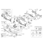 Diagram for Hyundai Elantra Glove Box - 84510-F3100-PKG