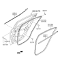 Diagram for 2020 Hyundai Elantra Door Seal - 83130-F3000