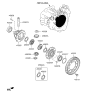Diagram for 2020 Hyundai Elantra Differential - 43322-2C200