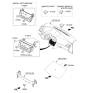 Diagram for Hyundai Blower Control Switches - 97250-F2061-4X