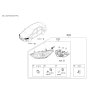 Diagram for 2018 Hyundai Elantra Headlight - 92102-F3000