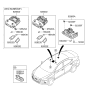 Diagram for Hyundai Dome Light - 92810-F3001-TTX