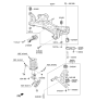 Diagram for 2020 Hyundai Elantra GT Control Arm Bolt - 54561-3Z000