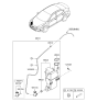 Diagram for 2018 Hyundai Elantra Washer Reservoir - 98620-F2000