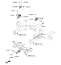 Diagram for 2020 Hyundai Elantra Engine Mount Torque Strut - 21825-F3000