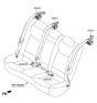 Diagram for 2017 Hyundai Elantra Seat Belt - 89820-F3000-TRY