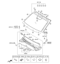 Diagram for 2018 Hyundai Elantra Windshield - 86110-F3010