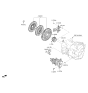 Diagram for Hyundai Clutch Slave Cylinder - 41710-23020