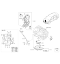 Diagram for Hyundai Elantra Timing Cover - 21350-2E700