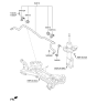 Diagram for Hyundai Sway Bar Link - 54830-F2000