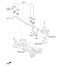 Diagram for 2017 Hyundai Ioniq Sway Bar Kit - 54810-F2000