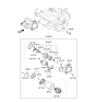 Diagram for 2012 Hyundai Elantra Armature - 36160-2E500