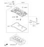 Diagram for 2017 Hyundai Elantra Valve Cover Gasket - 22441-03170