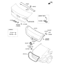 Diagram for 2019 Hyundai Elantra Weather Strip - 87321-F3000