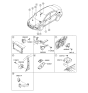 Diagram for Hyundai Air Bag Control Module - 95910-F2000