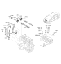 Diagram for Hyundai Elantra Timing Chain Tensioner - 24410-03000