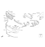 Diagram for Hyundai Bumper - 86510-F3000