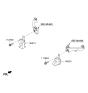 Diagram for Hyundai Elantra Horn - 96620-F2500