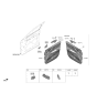 Diagram for 2021 Hyundai Santa Fe Power Window Switch - 93576-S1000-LS5