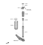 Diagram for 2022 Hyundai Santa Fe Shock Absorber - 55307-S2EA0