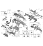 Diagram for 2023 Hyundai Santa Fe Hybrid Hazard Warning Switch - 93790-S1000