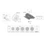 Diagram for Hyundai Tucson Spare Wheel - 52919-R5100