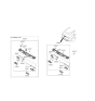 Diagram for Hyundai Santa Fe Tailgate Handle - 81820-S1000