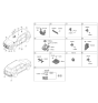 Diagram for 2021 Hyundai Santa Fe Air Bag Control Module - 95910-S2500