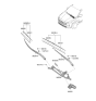 Diagram for 2022 Hyundai Santa Fe Wiper Arm - 98311-S2000