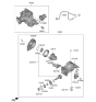 Diagram for 2023 Hyundai Santa Fe Differential Cover - 53020-4G100