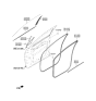 Diagram for 2022 Hyundai Santa Fe Door Seal - 82210-S1010