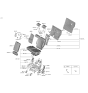 Diagram for 2022 Hyundai Santa Fe Armrest - 89900-S2101-NRB