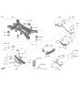 Diagram for Hyundai Santa Fe Trailing Arm - 55271-S2AA0