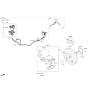 Diagram for Hyundai Santa Fe Brake Master Cylinder Reservoir - 58510-R5000