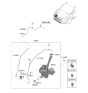 Diagram for Hyundai Santa Fe Hybrid Washer Reservoir - 98611-S2500