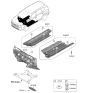 Diagram for 2022 Hyundai Santa Fe Dash Panels - 84120-S2300