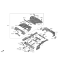 Diagram for 2023 Hyundai Santa Fe Floor Pan - 65511-S2500