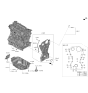Diagram for 2021 Hyundai Santa Fe Timing Cover - 21350-2S050