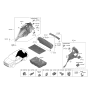 Diagram for 2023 Hyundai Santa Fe Blower Control Switches - 97983-S1000