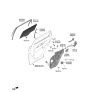 Diagram for 2019 Hyundai Santa Fe Window Regulator - 83481-S2000