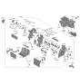 Diagram for 2022 Hyundai Santa Fe Evaporator - 97139-P2000