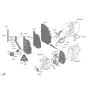 Diagram for Hyundai Belt Tensioner Bolt - 11403-08356-P