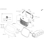 Diagram for Hyundai Santa Fe Tailgate Lift Support - 81830-S2000