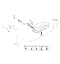 Diagram for 2019 Hyundai Elantra GT Wiper Arm - 98811-G3000